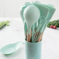 

Amazon 13pcs Silicone Kitchen Utensils Holder 11pcs Kitchen Utensils