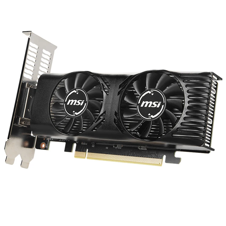 スイーツ柄 ブルー MSI GeForce GTX 1650 4GT LP グラフィックスボード