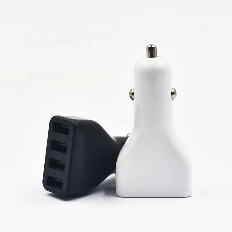 WISTAR Shining Shell Class 4 ports 24W 4.8A USB car charger with CE TUV