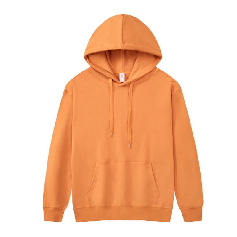 

2021 autumn new Terry sweater long sleeve solid color Pullover off shoulder loose men's and women's Hoodie, Custom colors