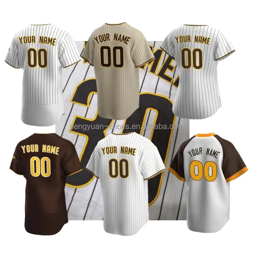

Best Quality Custom Your Name Number Logo Team Style Embroidered Baseball Jersey