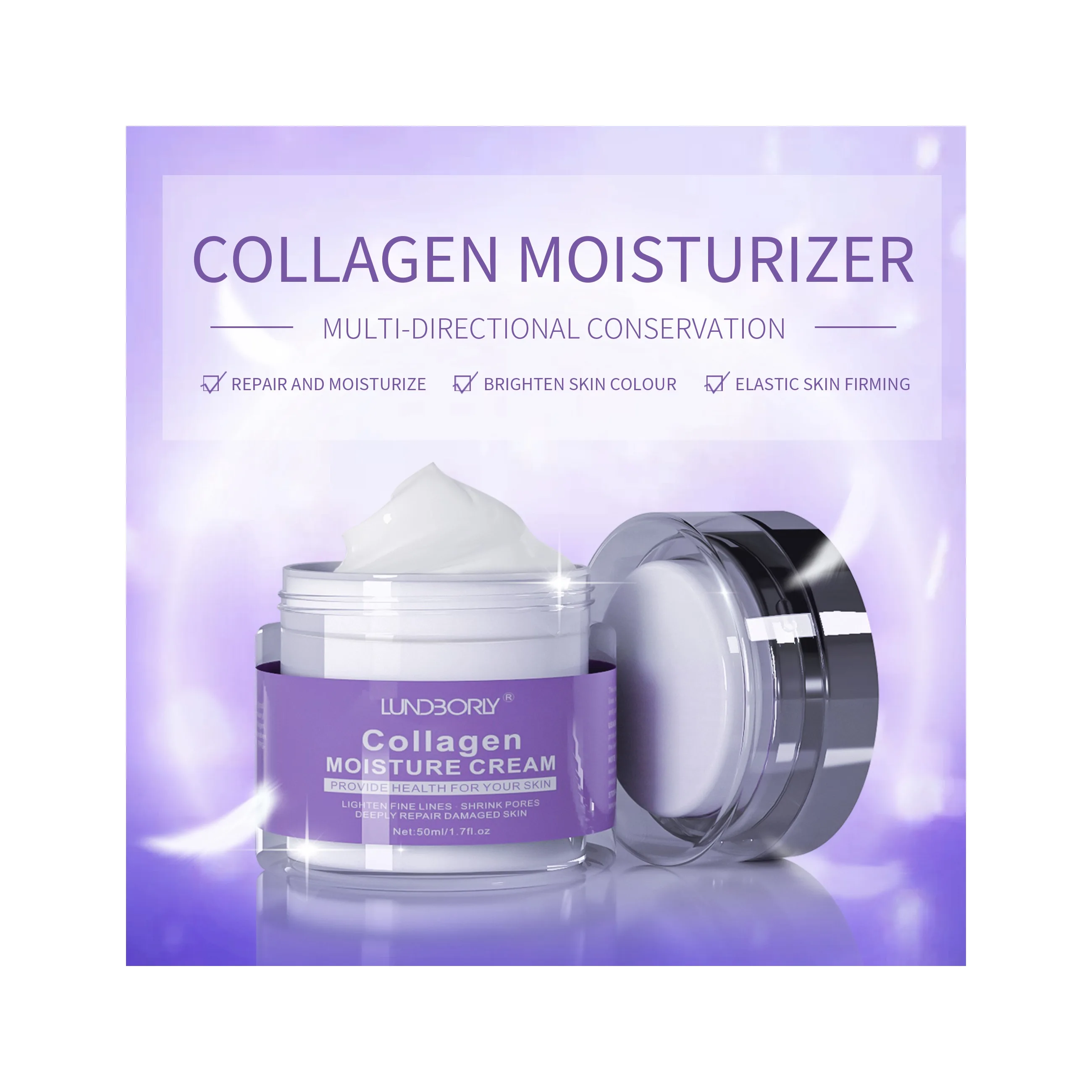 

Wholesale Private Label Oem Odm Obm Anti Wrinkle Day And Night Ve Collagen Face Cream Moisturizer With Hyaluronic Acid