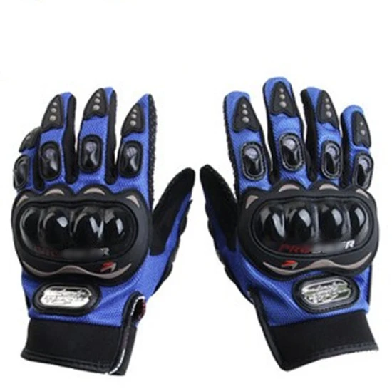 

New Arrival Guantes luvas PRO biker full finger man women motorcycle bicycle guantes de moto impermeables, Black red blue