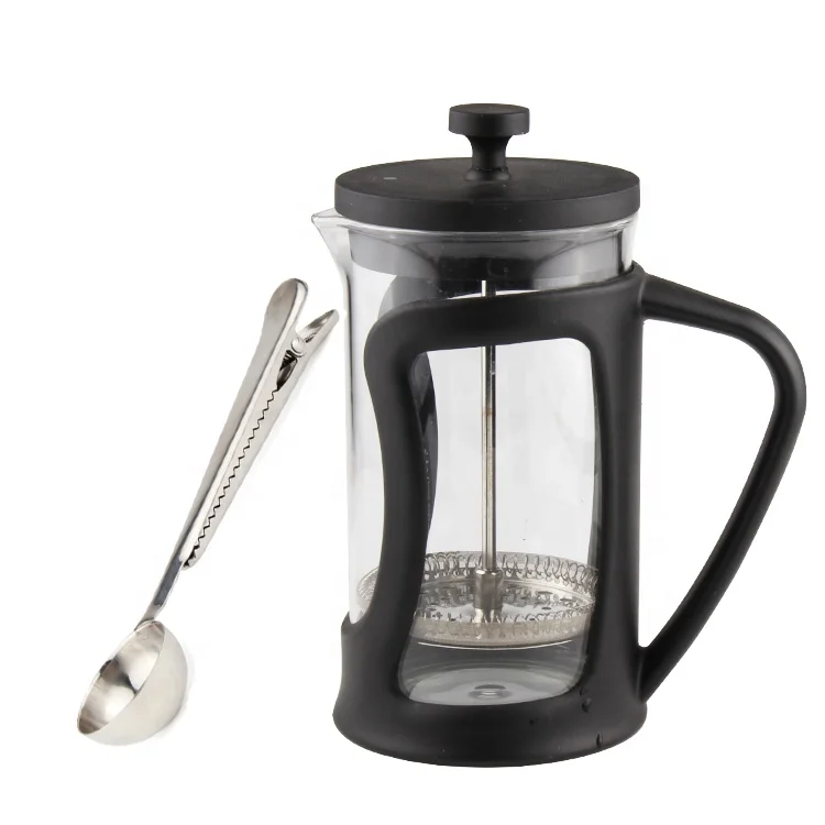 

eco-friendly oem french press coffee tea maker cold coffee cup, Black