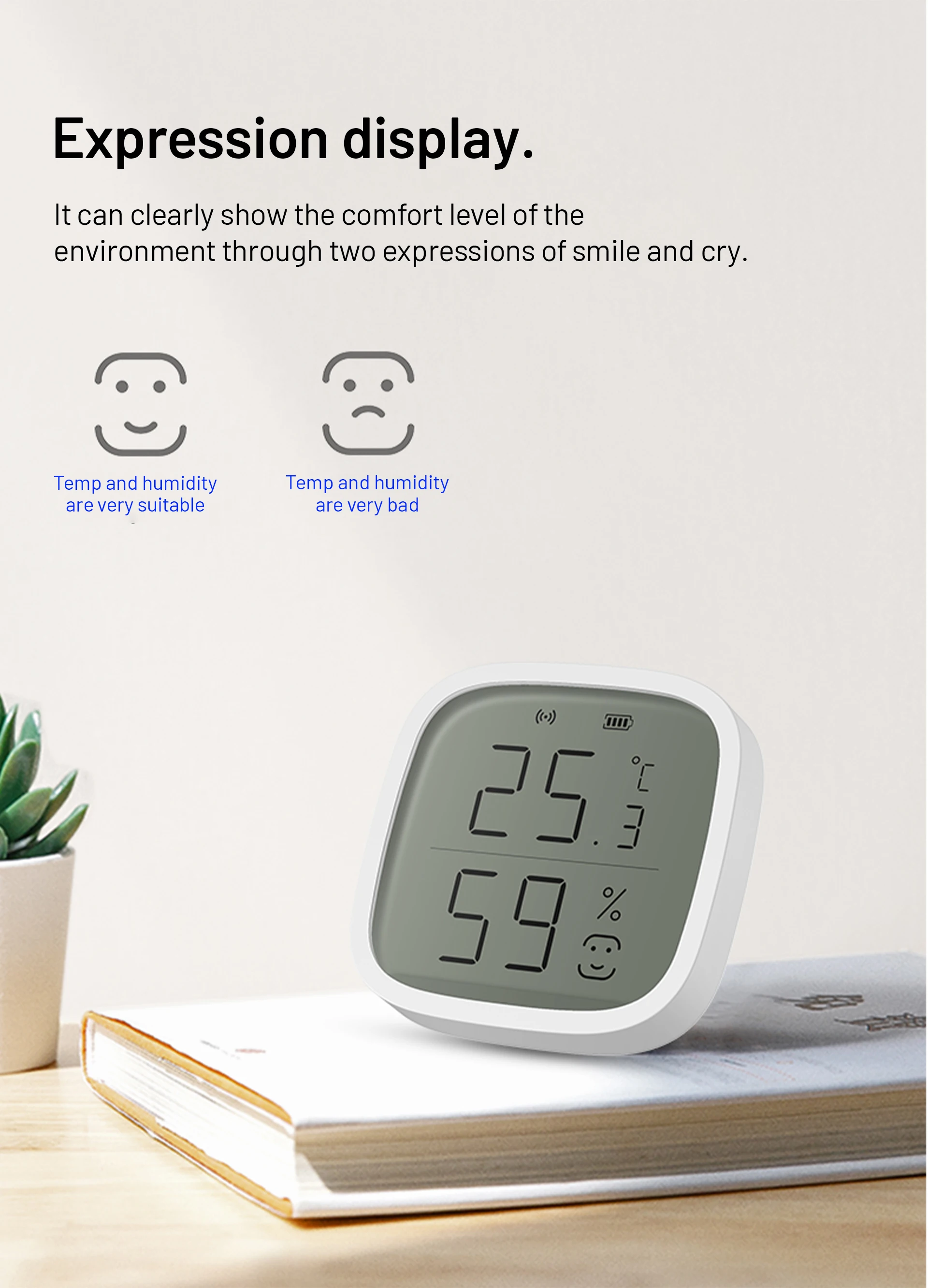 Smart temperature humidity sensor zigbee for smart home smart home solution service provided - ANKUX.COM