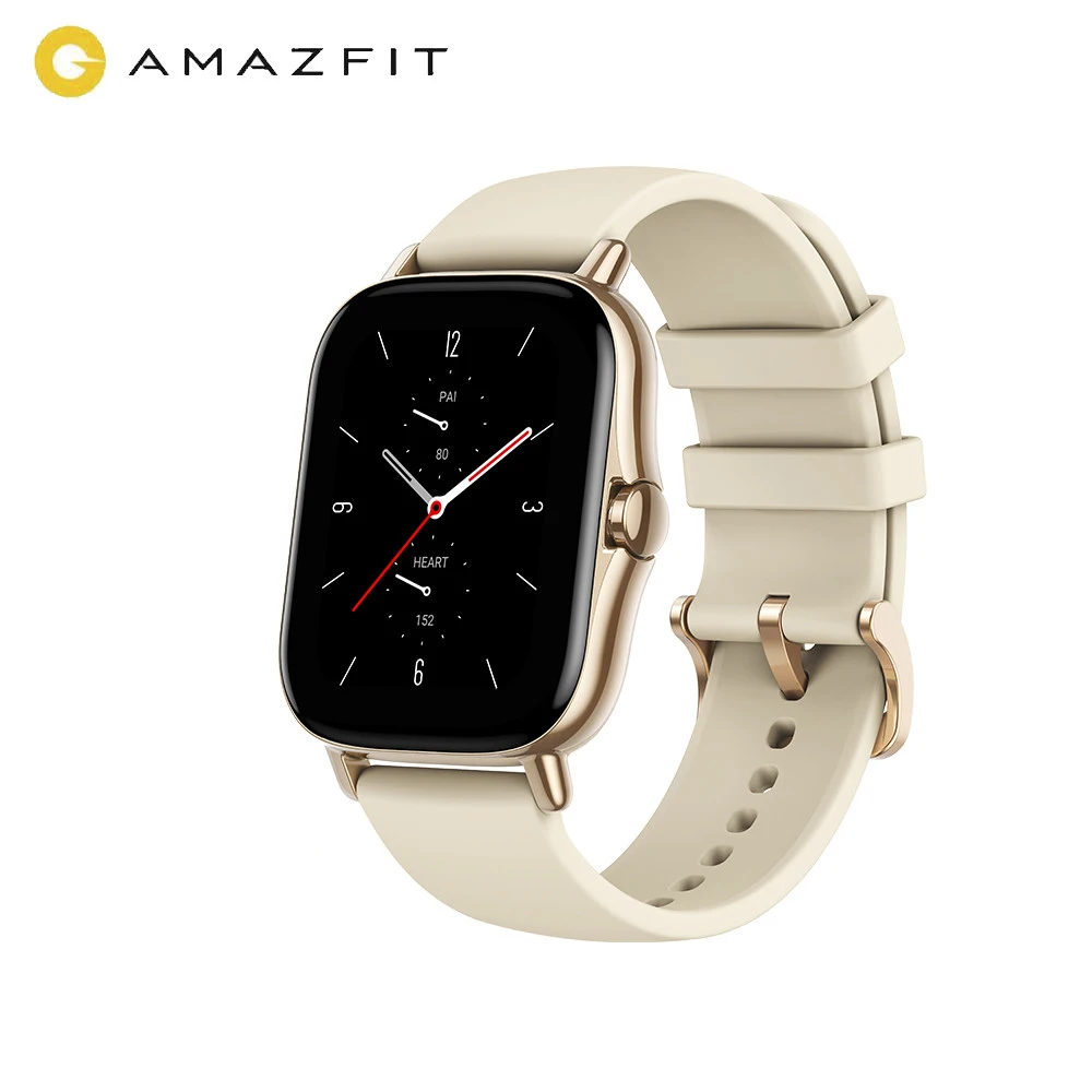 

Original Amazfit GTS 2 Smartwatch 11 Sport Modes 5ATM Water Resistant AMOLED Display All Day Heart Rate Tracking For Android
