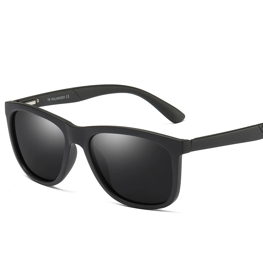 

SHINELOT P10 High Quality Light Soft Feel TR90 Men Driving Sunglasses Spring Temple male Sun Glasses Polarized