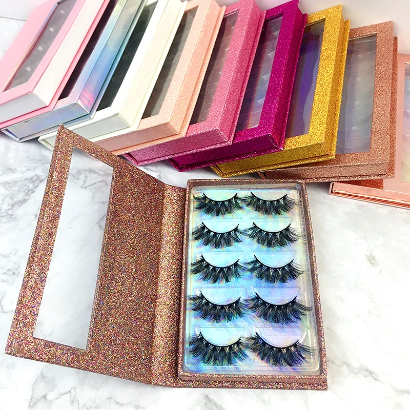 

Suppliers private label extensions wholesale 100% 5 pairs lashes book 3d false mink packing box for eyelashes, Red eyelash box,white eyelash box,black eyelash box,marble eyelash box