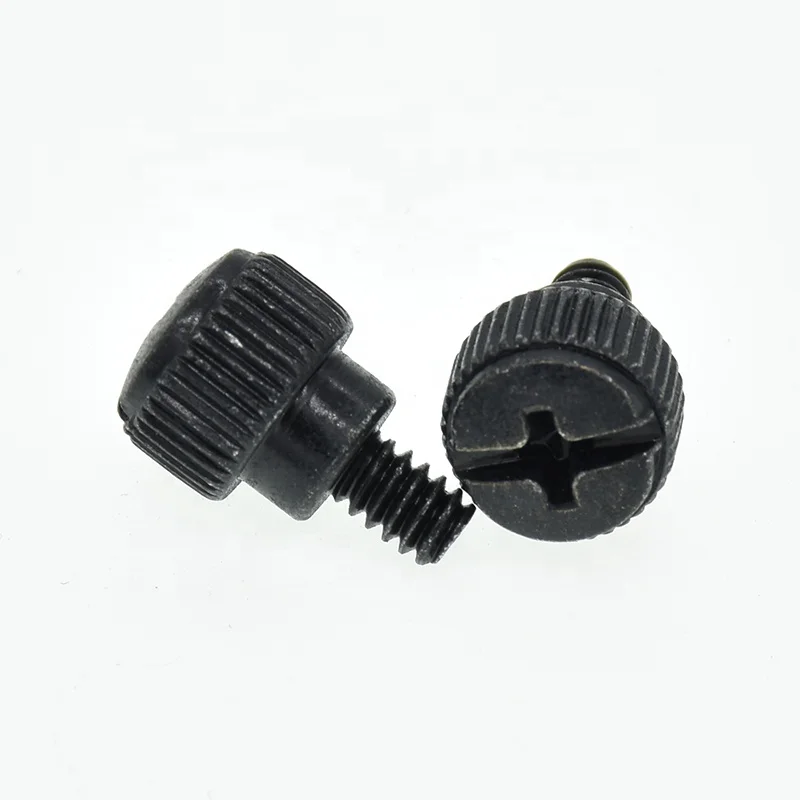 6 #-32*5电脑pc机箱冷却圆形免工具调节螺丝指旋螺丝拇指螺丝m3.