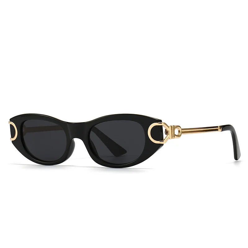 

2833 Steampunk Oval designer Sunglasses for Women Men Vintage Retro 90s Trendy Sun Glasses gafas de sol sunglasses