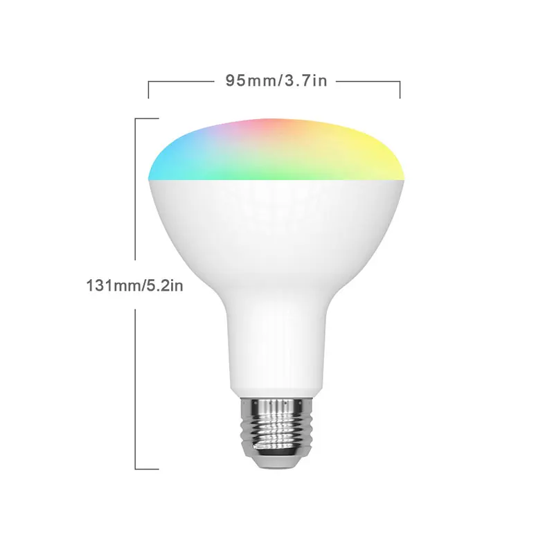 Hot Selling Wifi Smart Led Bulb Rgbw Color Changing App Control  Smart Bulb Rgbw Wifi