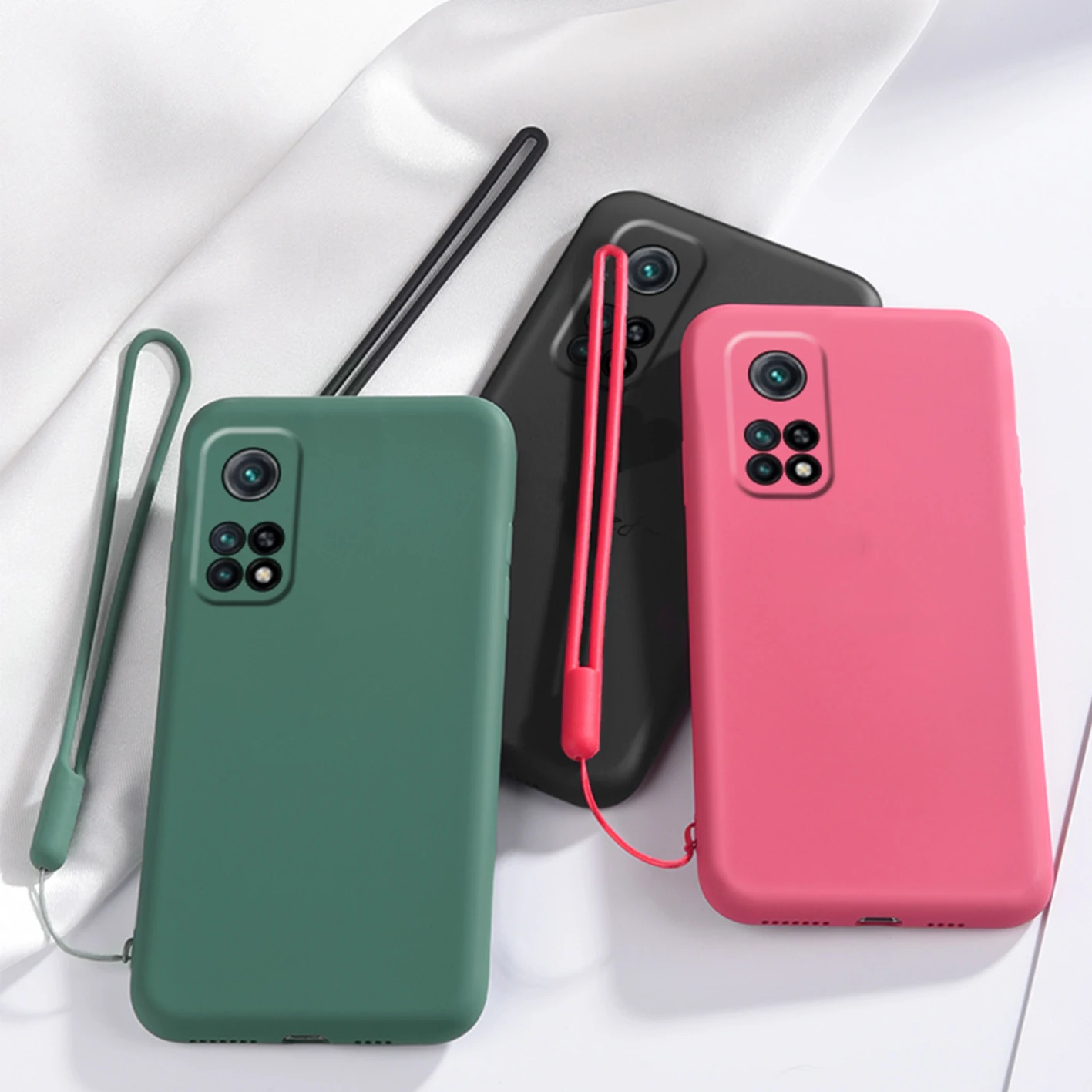 

Wholesale silicone tpu cover phone case for xiaomi mi 10 10t 10t pro new phone cover, 11 colors