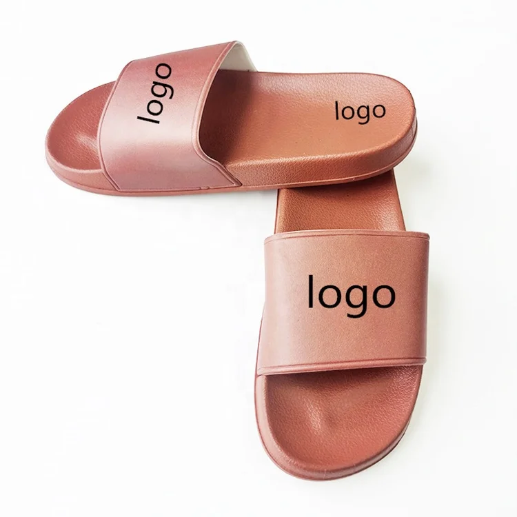 

Custom Logo Printing Slippers Men Summer Slides Footwear Wholesale Sandals Custom Plain Slides