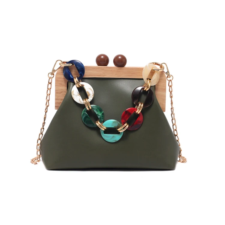 

New Design borsa donna Ladies Purses Handbags PU Leather Crossbody Bag Chains Sweet Handbag For Women luxury