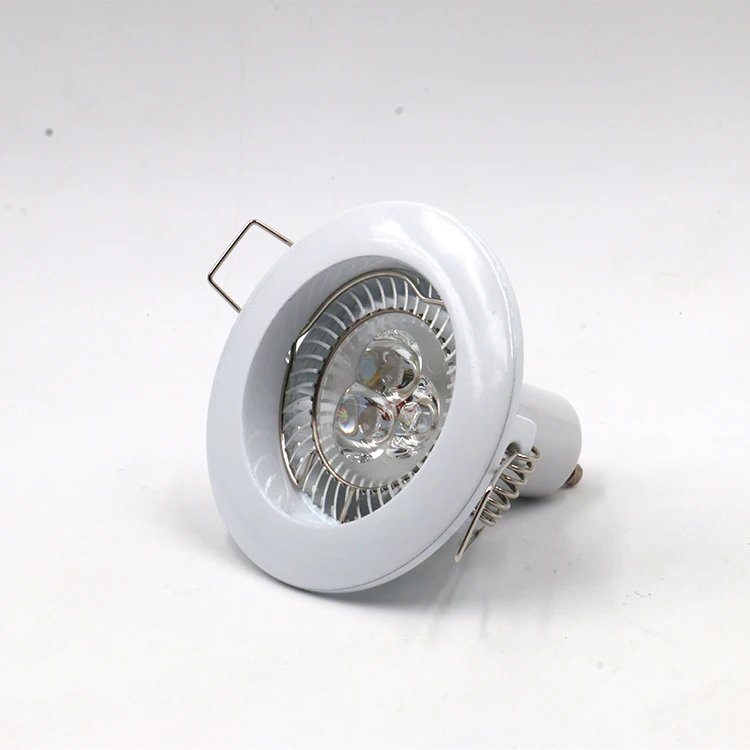 Mini 3W Ceiling Spot Light Aluminum Recessed MR16 GU10 LED Downlight Fixture