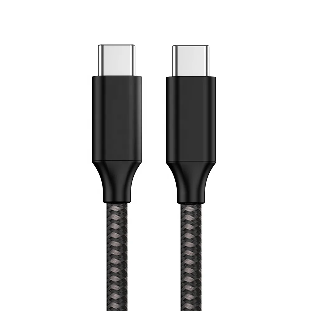 

New wholesale Customized Design 5V 3A Usb-c cable 2.0 Usb C To Usb C Charger Cable, Red,gray,black