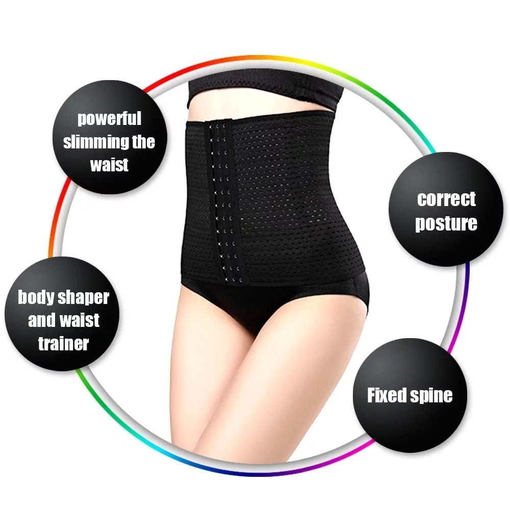 

High quality Fajas Bodyshaper Thighs Perfect Slimming waist trainer Women Shapewear Body Shaper, Black,apricot