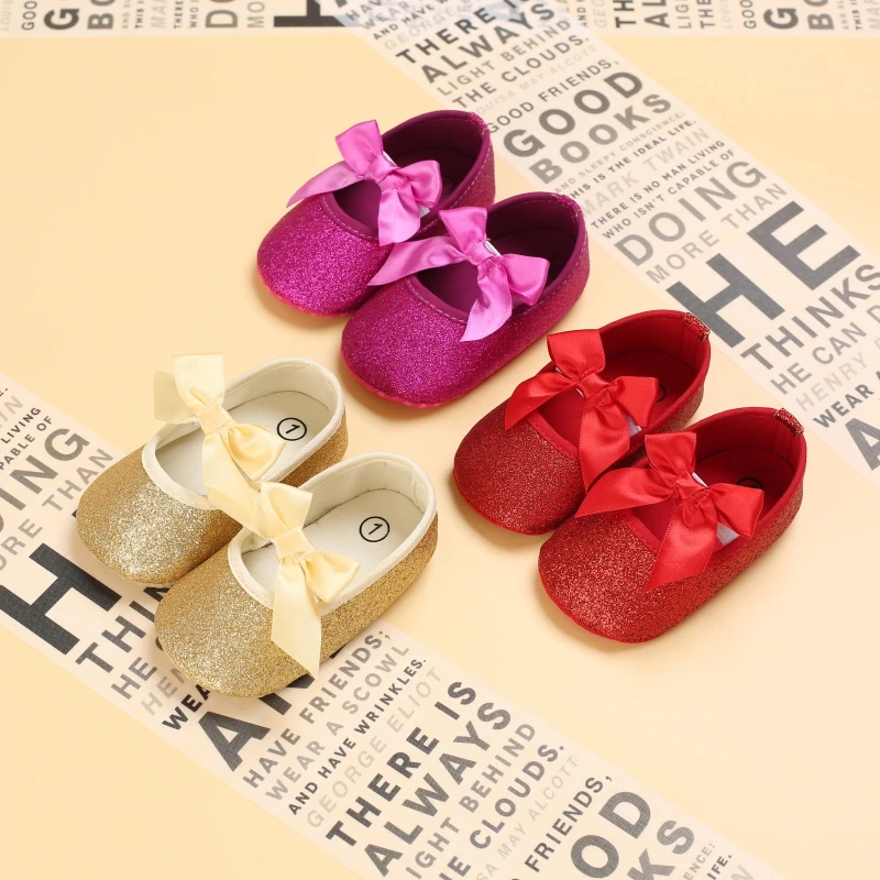 

0-1 year female baby shoes soft sole princess series toddler shoes multicolor baby shoes