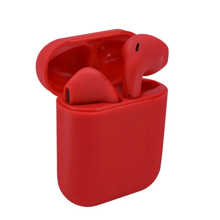 super quality i12 tws earbuds mini headset wireless charger bluetooth earphone - ANKUX.COM