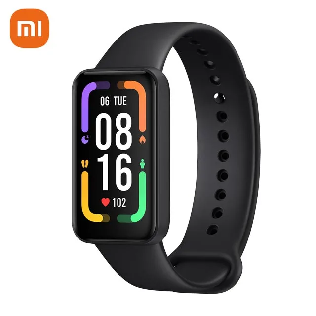 

2022 Xiaomi Redmi Smart Band Pro Global Version 1.47" AMOLED Screen Sleep Quality Blood Tracking Oxygen Fitness 5ATM Waterproof, Black