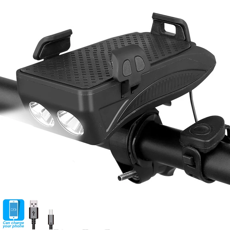 

VICTGOAL USB Bike Light Loun Speaker Bicycle Phone Mount Portchable Charger