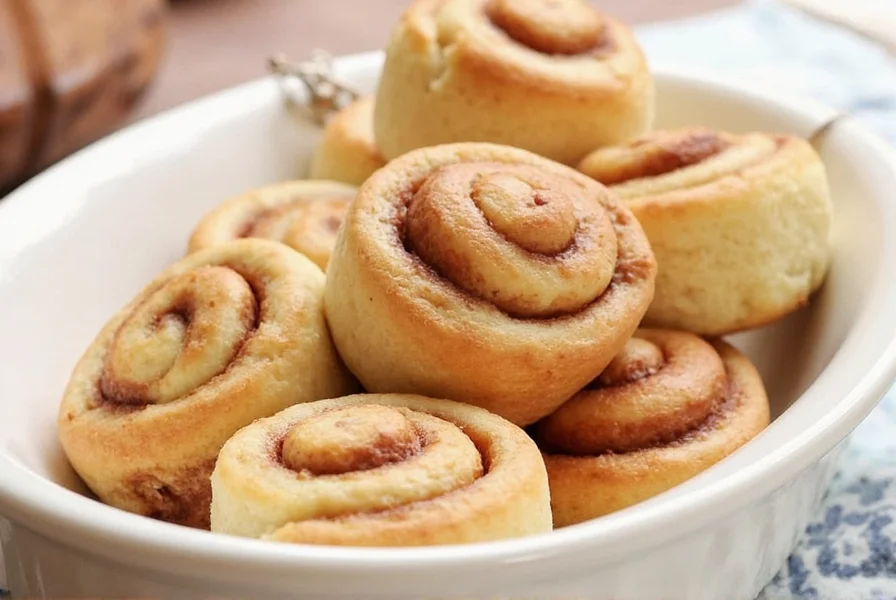 Variations of quick cinnamon rolls with different toppings and fillings