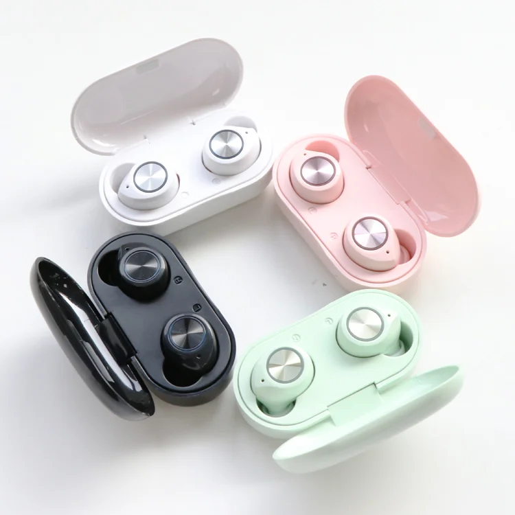 

New Arrivals Hot TWS Custom Logo Colorful Earphone BT 5.0 Bass Wireless Earbuds BT Headphone Sport Headset TW60 2020 Best