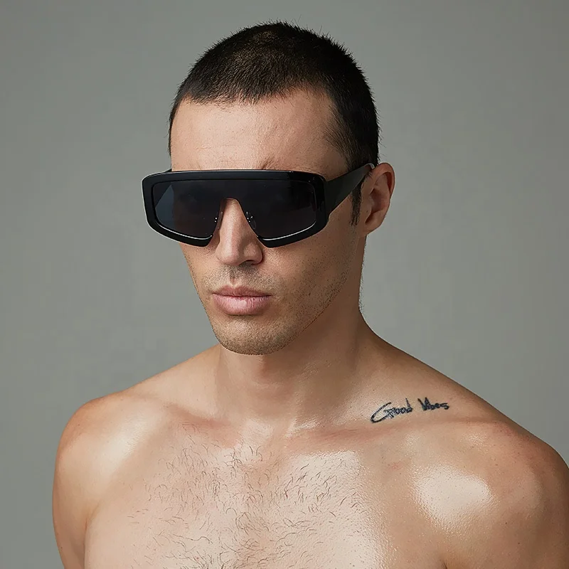 

VIFF OEM Custom Made Sunglasses Glasses HP18710 Big Private Label Half Frame UV400 Sunglasses Fashion 2020