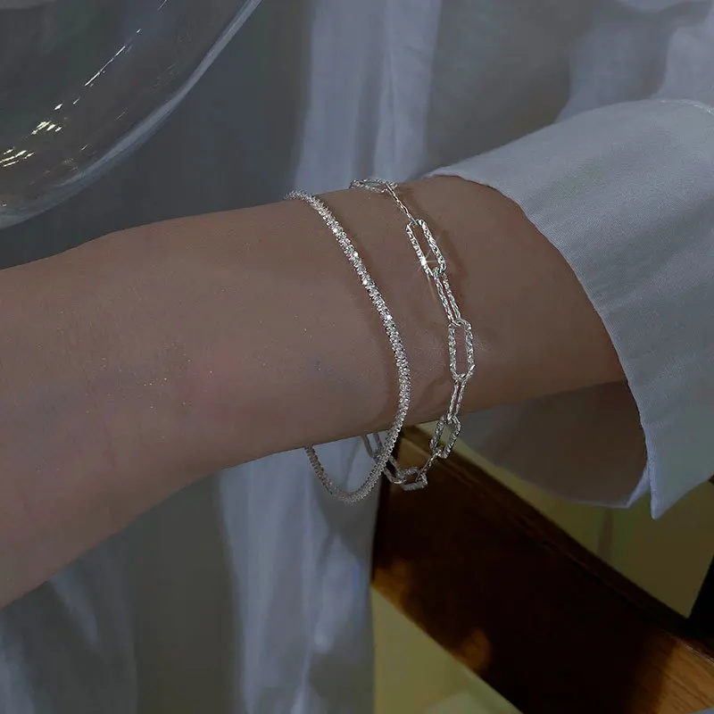 

Top Selling High Quality Silver Bracelets 925 Sterling Silver Fashion Bracelets Fine Fashion Bracelet Gift