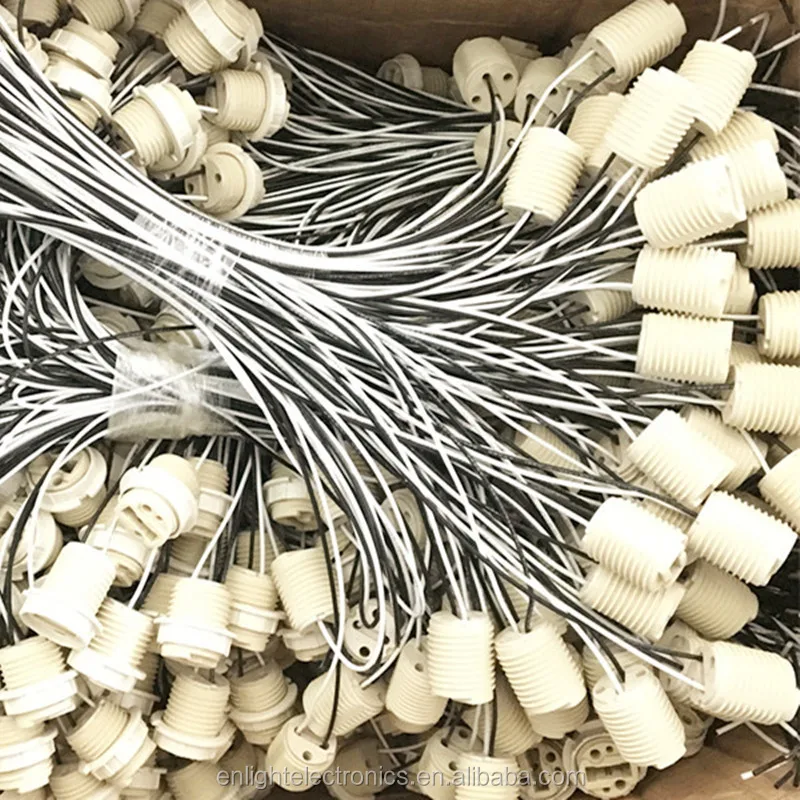 Screw G9 Ceramic Cfl Led Halogen G9 Bulb Porcelain Light Socket Lamp