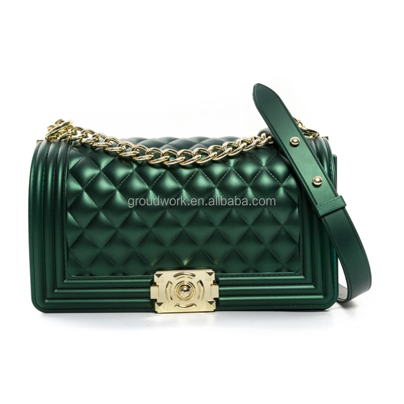 

Gold chain luxury famous brand women handbags korean style sling bags lady popular shoulder purse drop shipping, Rich