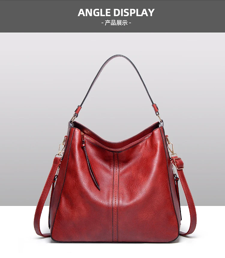 Popular Women's Pouch Handbags Wine Red PU Hot Sale Multi-Color Cross-body Pouch
