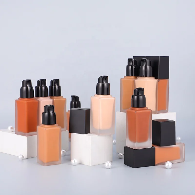 

16 Color Wholesale Matte Finish Full Coverage SPF 30 Private Label Liquid Foundation (New)