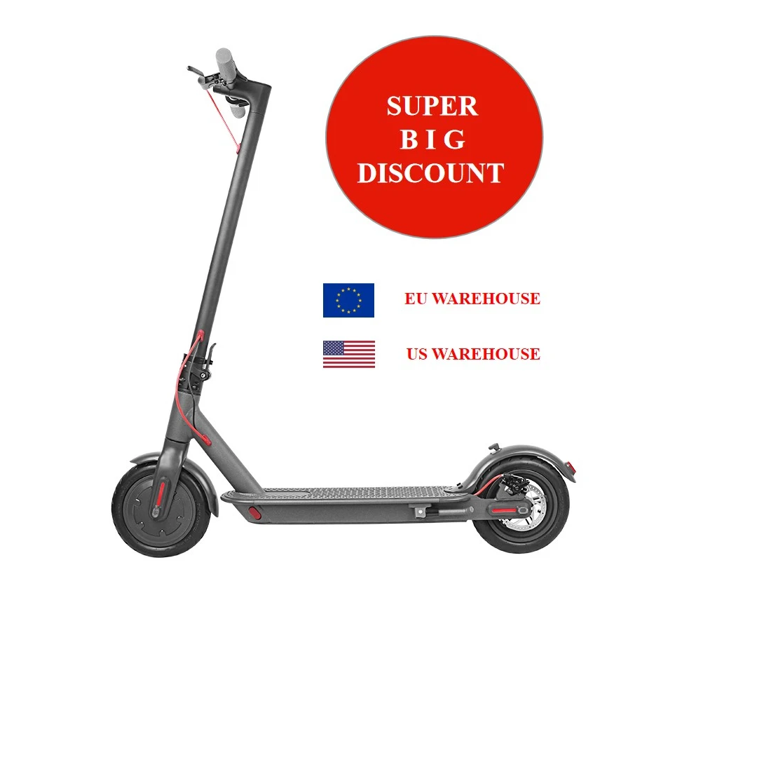 

Eu Warehouse Powerful 2021 Quality Cheep Adult 350w 36v Long Range Electric Scooter, White and black