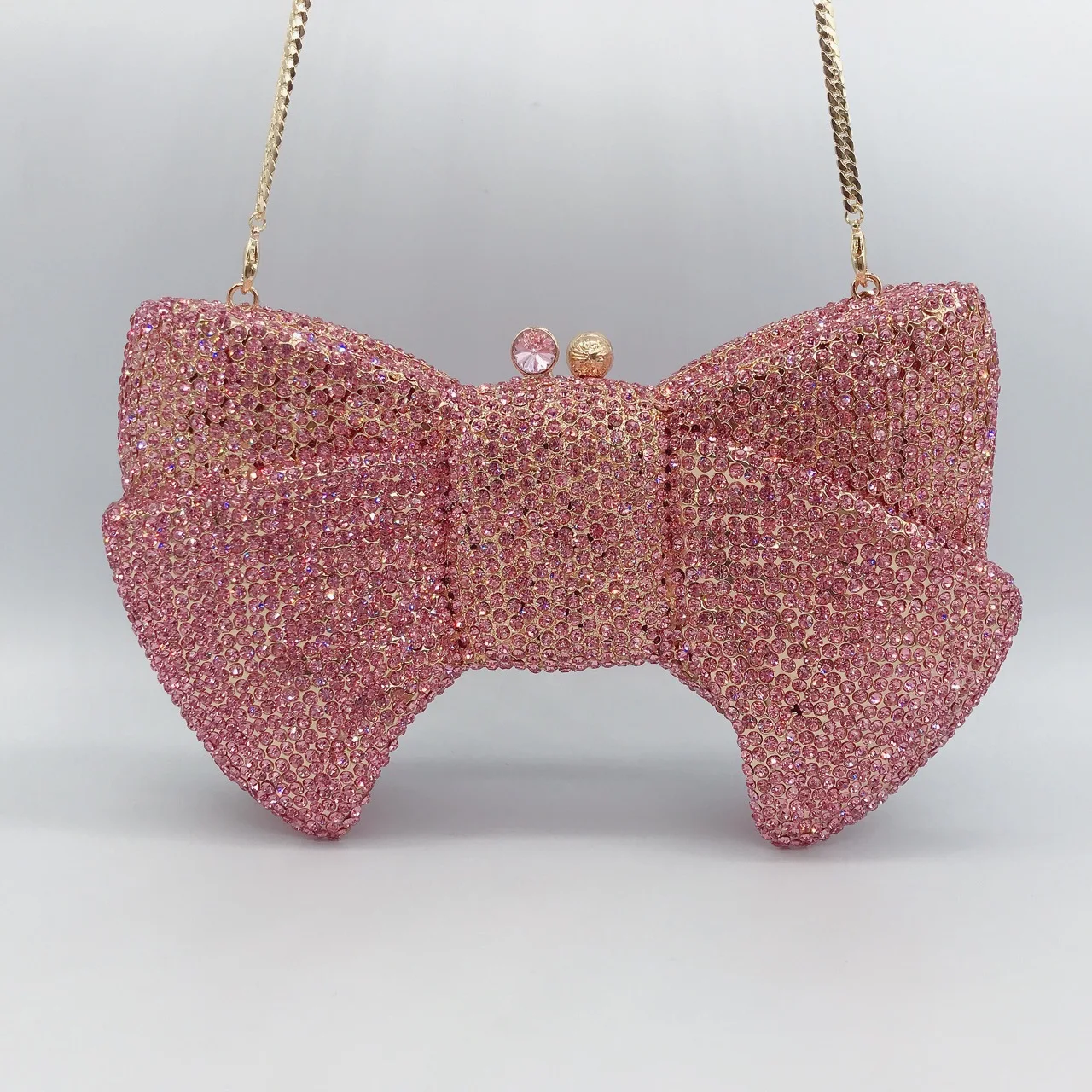

Bling diamond shiny bowknot rhinestone clutch bag evening ladies clutch evening bag, 6 colors