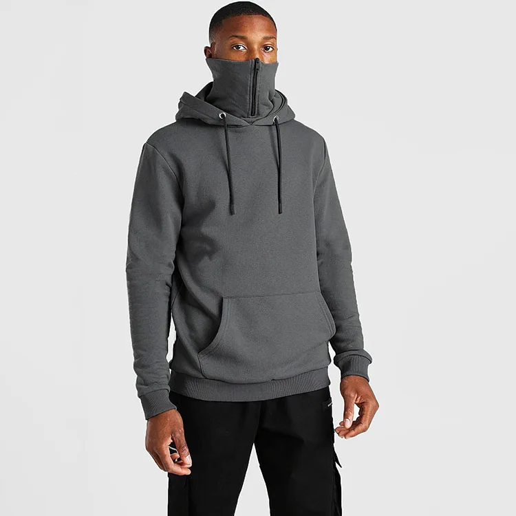 

Custom Printing Face Cover Men's Masked Sweatshirt Hoodie men's hoodies with, Custom colors