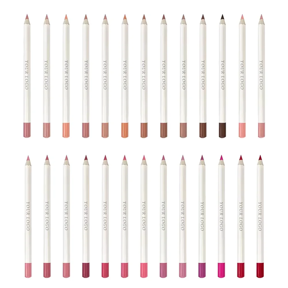 New Arrivals 22 Colors Lip Contour Long Lasting Matte Sharpenable Waterproof Smudge Proof Lip Liner Pencil