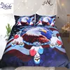 3D American style eagle bird printed polyester fabric bedding set ready to ship