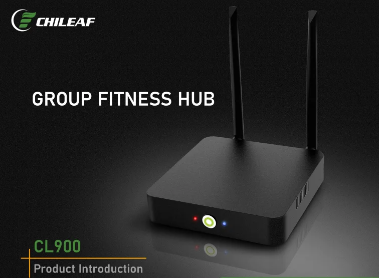 Wireless data transmitter and receiver Hub for gym group training standard ANT+ hardware