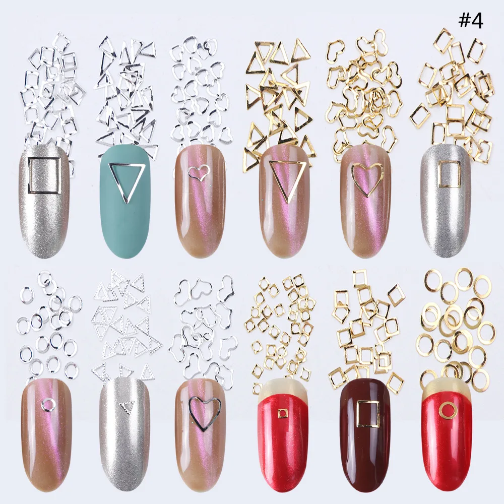 Deco ongles//décoratif punaises//rivets//brosse ongles-nickel