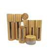 Bamboo skincare packaging 5 ml 10 ml 20 ml 30 ml 50 ml essential oil bottle can be customized large capacity.