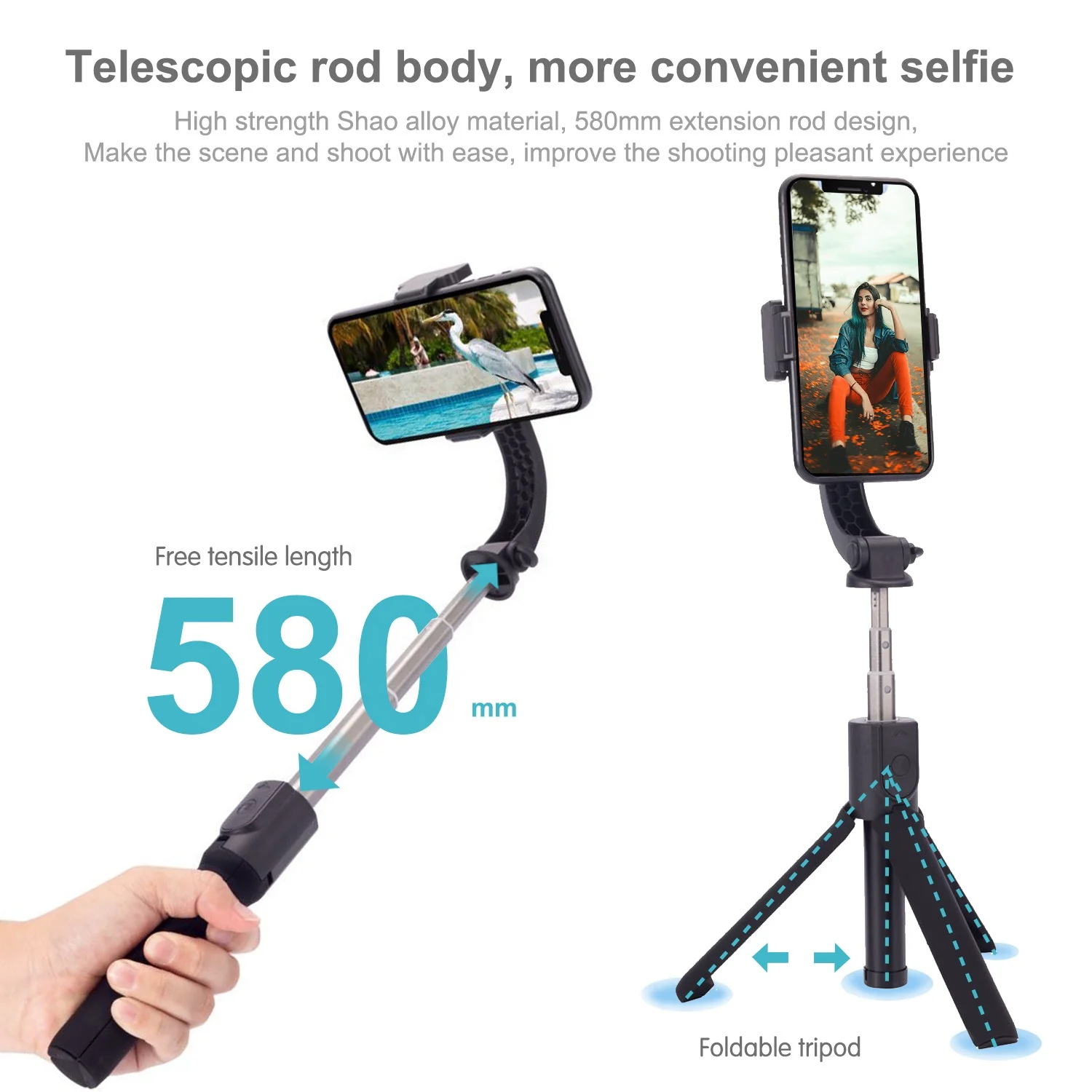 

Single axis handheld gimbal stabilizer cardan de mano de un solo eje camera mobile stablizer for mobile phone