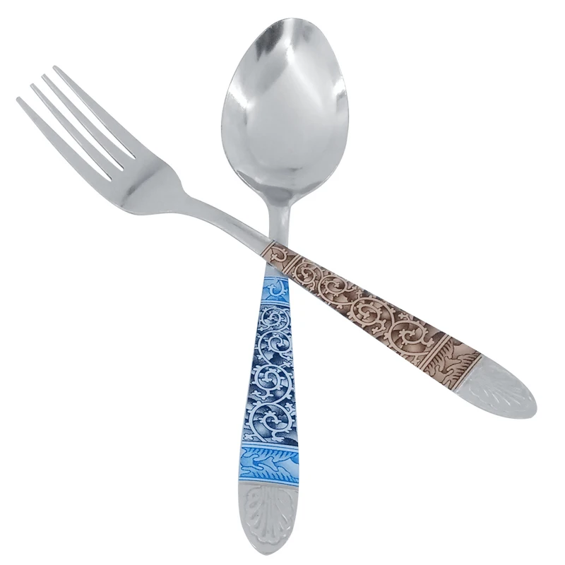 Party supplies tableware soup spoon metal tableware