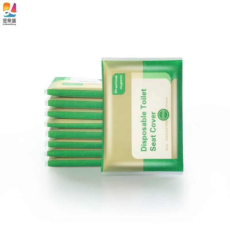 

Washroom Disposable Toilets Mat Seat Covers Paper, White