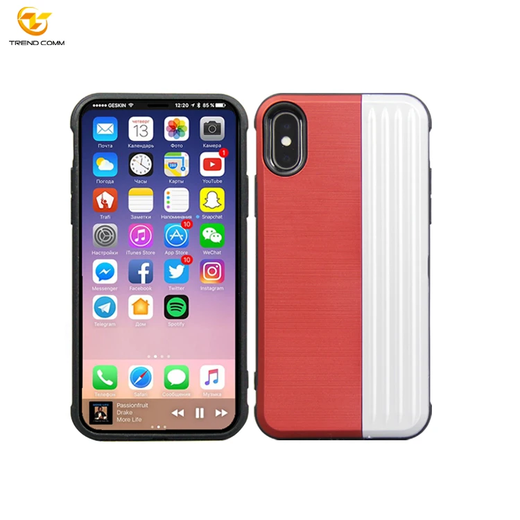 

Hybrid Phone Case Mobile Phone Case TPU PC Groove Phone Case For IPhone X XS