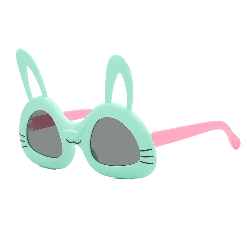 

New Little Rabbit Animal Model Cartoon Cute Kids Sunglasses Party Kids Designer Sunglasses
