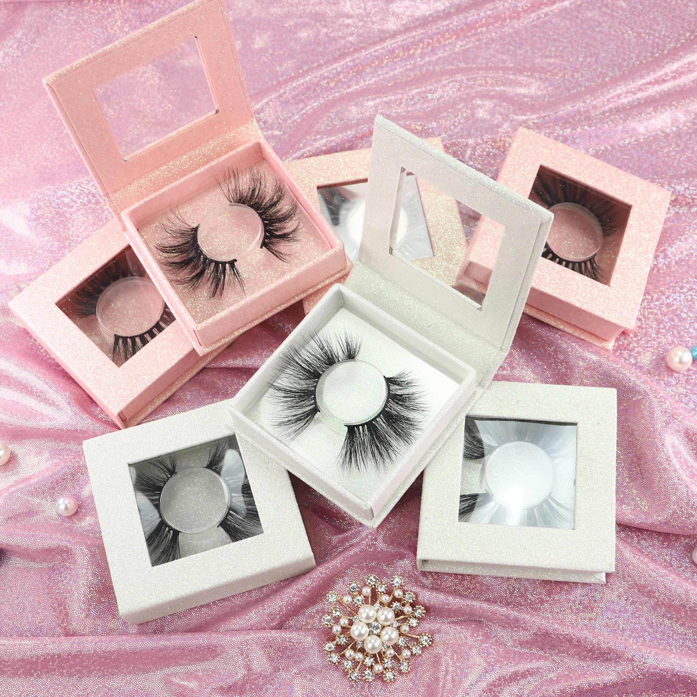

Lashes3d Mink Wholesale Vendor Colorful Mink Eye Lashes, Natural black