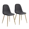 China factory Hot sales home furniture wooden legs patchwork fabric dining chair upholstered dining chair