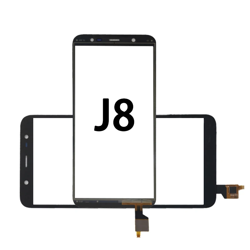 

100% Original touch panel for Samsung J8 J800 replacement j800 Mobile phone Touch panel, Black/gold