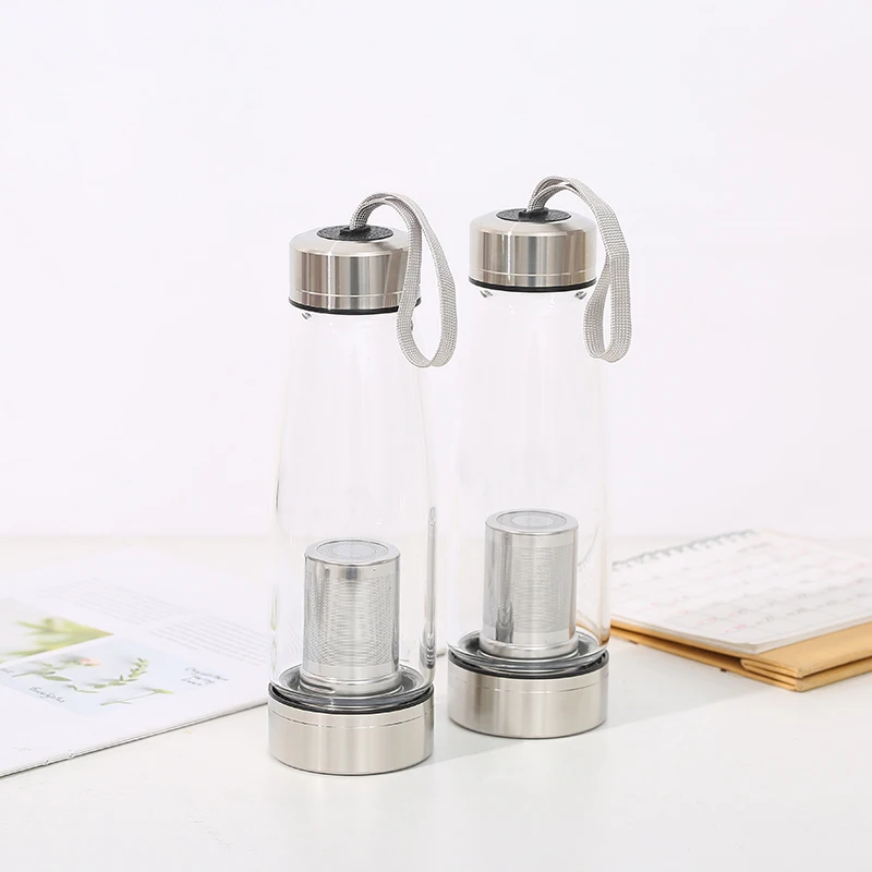 

Customized logo 500 ML High Borosilicate Material Glass Water Bottles